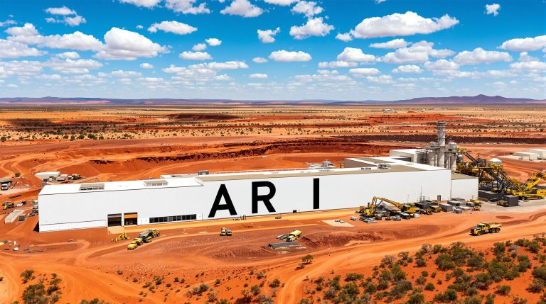 Arika Resources Ltd-ARI-Australian Renewable Energy Hub in desert landscape.
