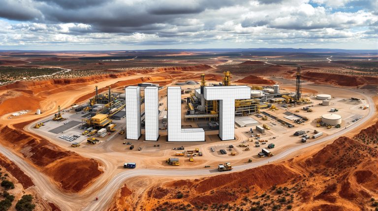 Iltani Resources Ltd-ILT-ILT facility amidst desert landscape.