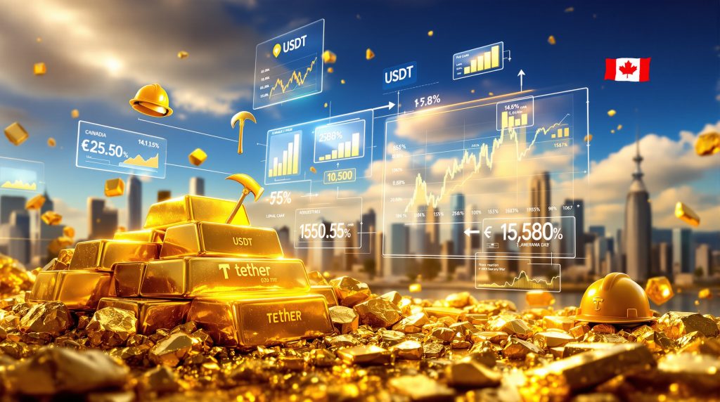 Tether investments in gold royalties rising.