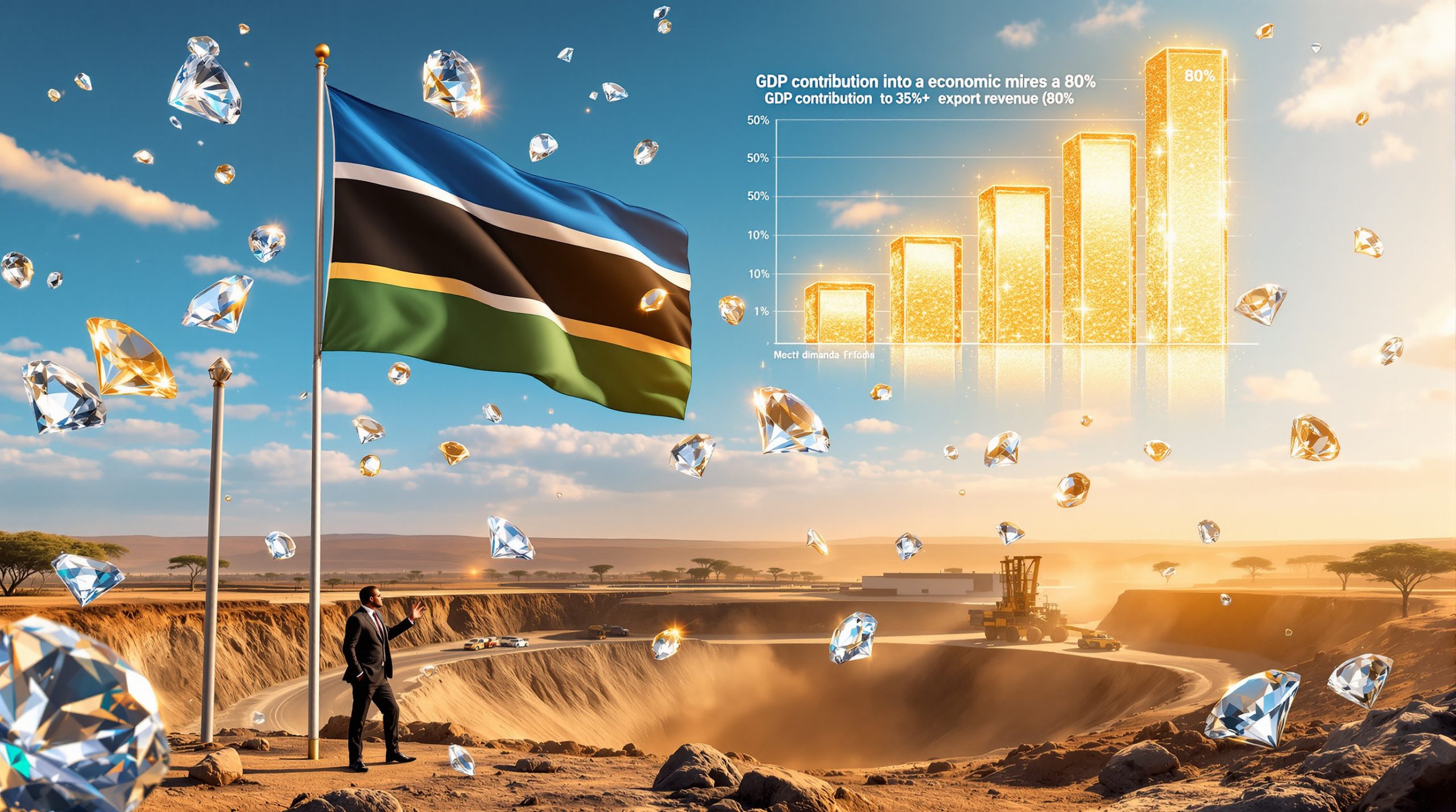 Botswana De Beers acquisition spurs economic growth.