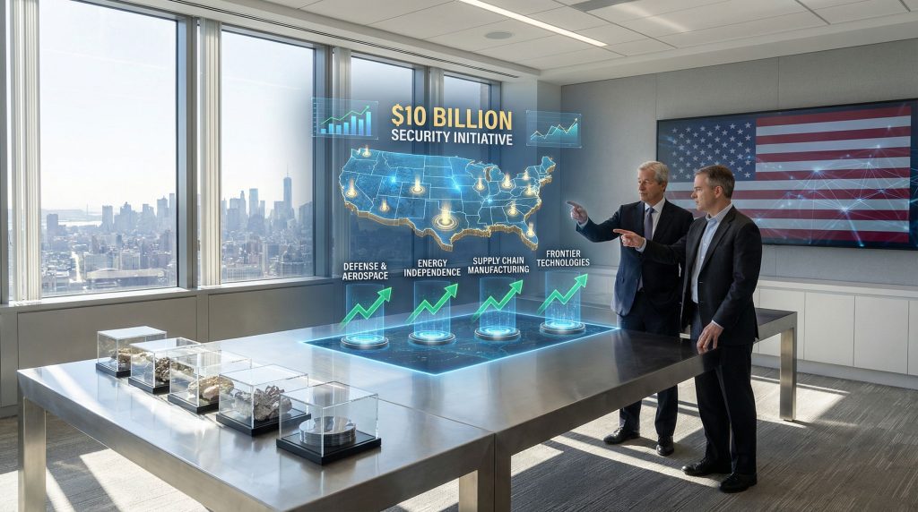Executives discuss JPMorgan $10 billion initiative.