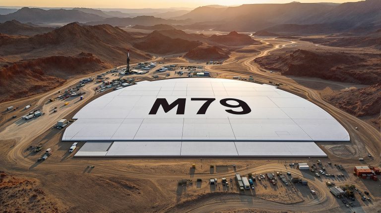 Mammoth Minerals Ltd-M79-Gigantic desert movie set, design "M79".