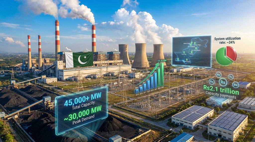 Pakistan 660MW coal plant with overcapacity.