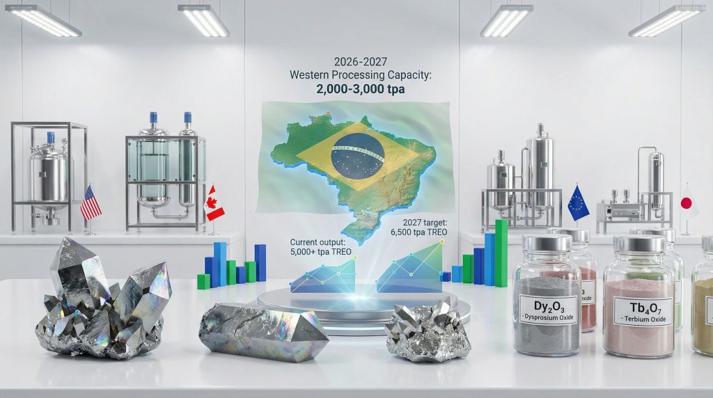 Serra Verde shortens Chinese offtakes; lab setting.