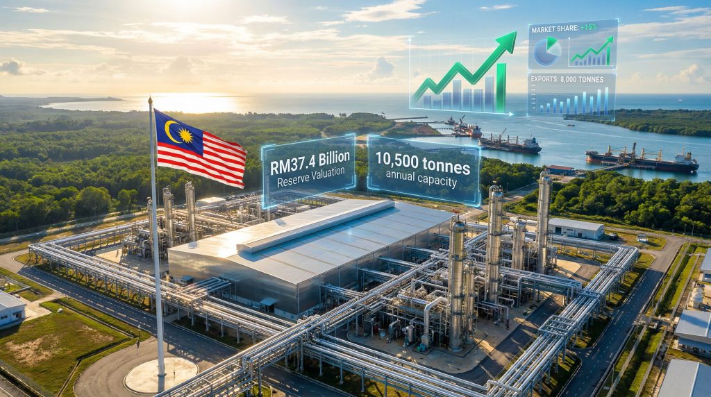 Pahang rare earth processing hub overview.