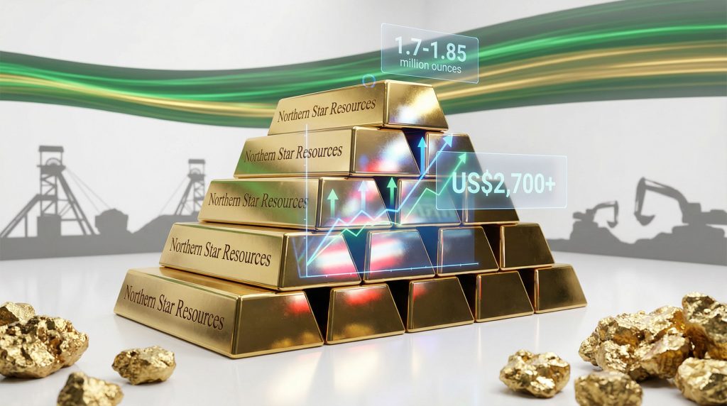 Gold bars symbolizing record highs growth.
