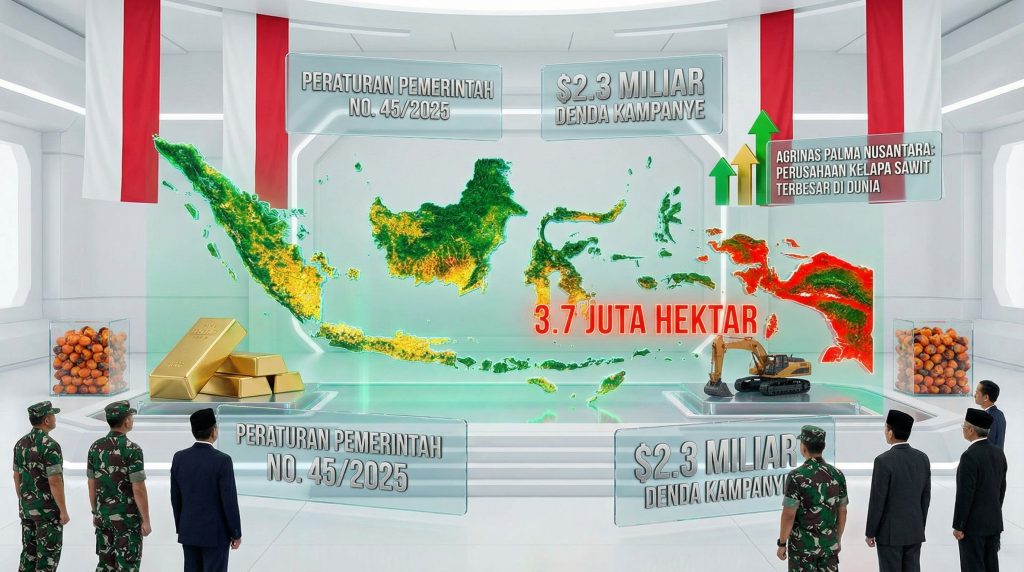 Indonesia fines palm oil and mining companies.