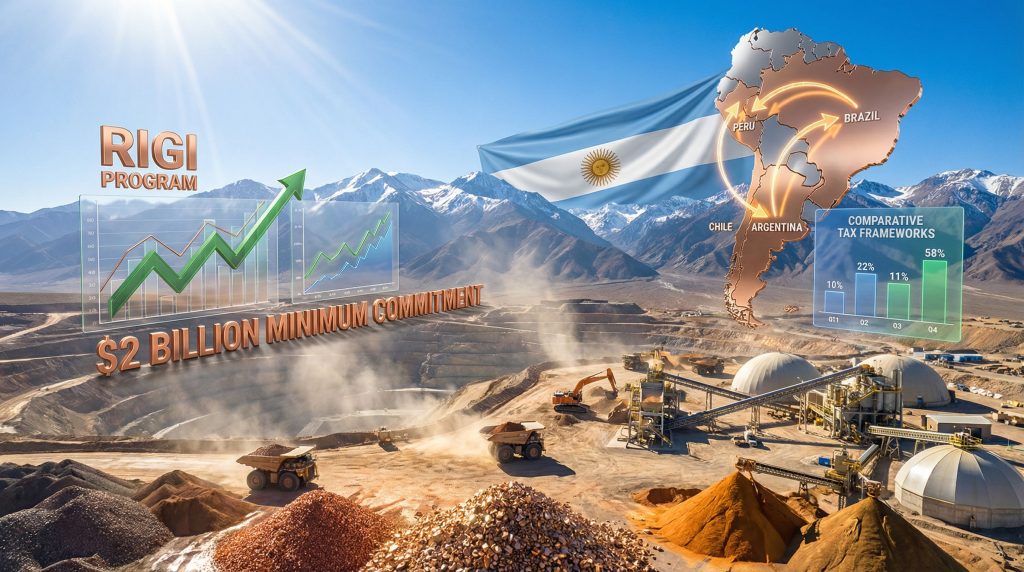 BHP venture in Argentina showcasing copper project incentives.