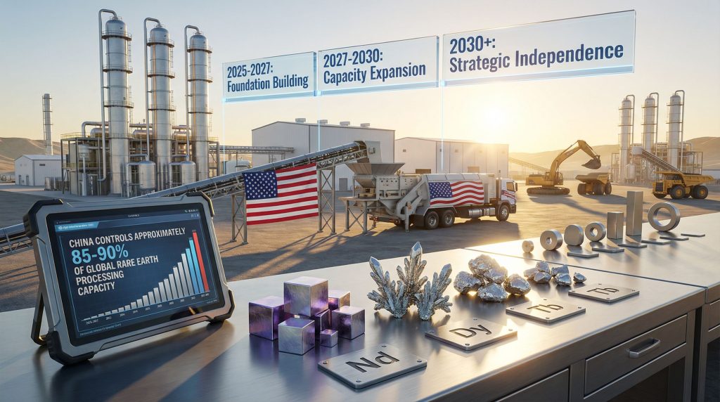 USA Rare Earth mine-to-magnet vision.