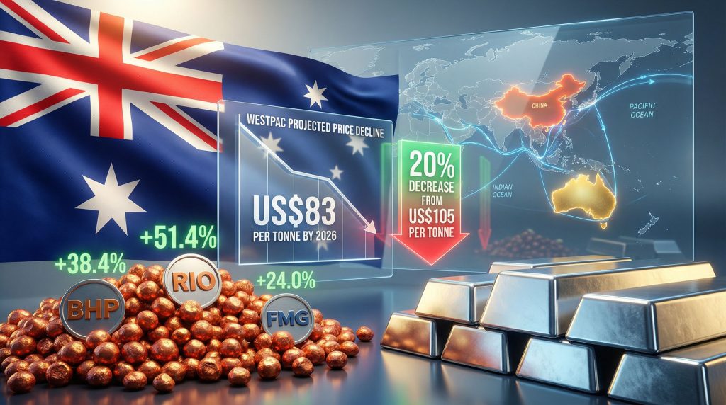 Westpac predicts 2026 iron ore price drop.