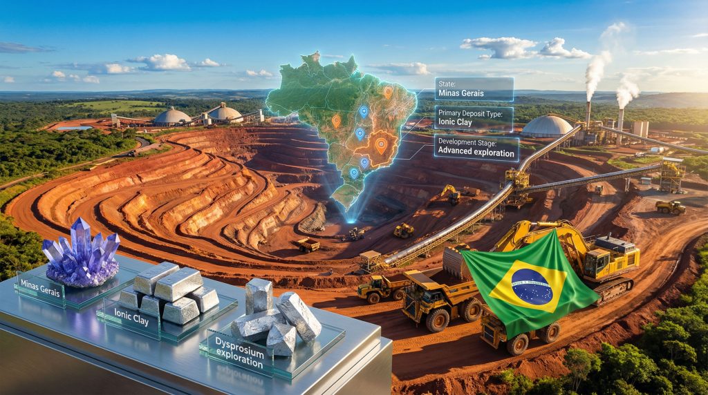Brazil's rare earths project in Minas Gerais.