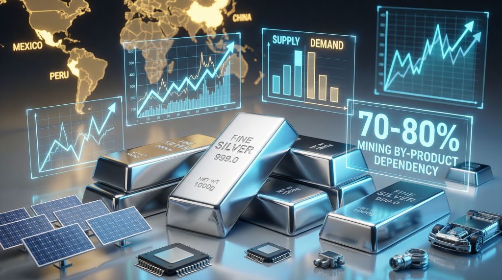 Silver price volatility illustrated with graphs.