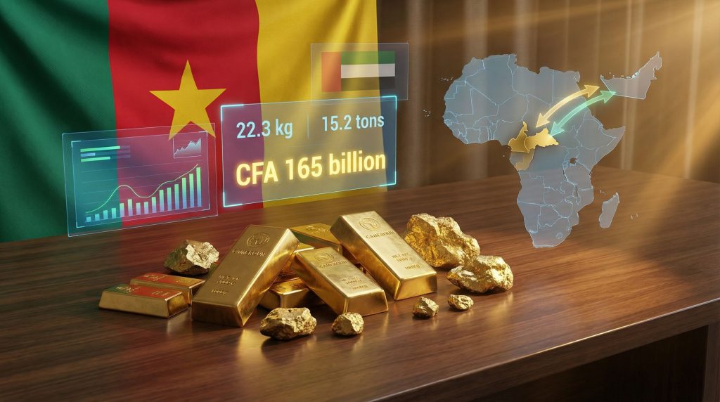 Cameroon gold bars highlight illegal exports.