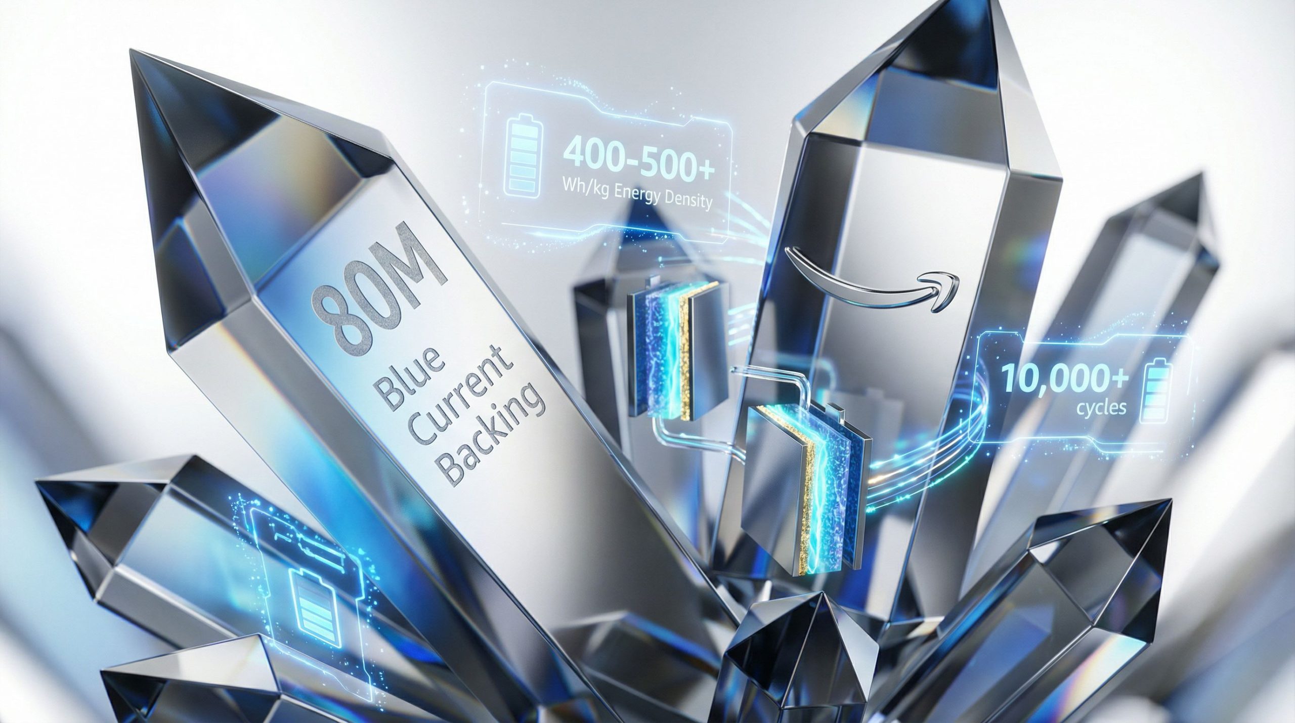 Amazon Blue Current Silicon Solid-State Battery Fundraise