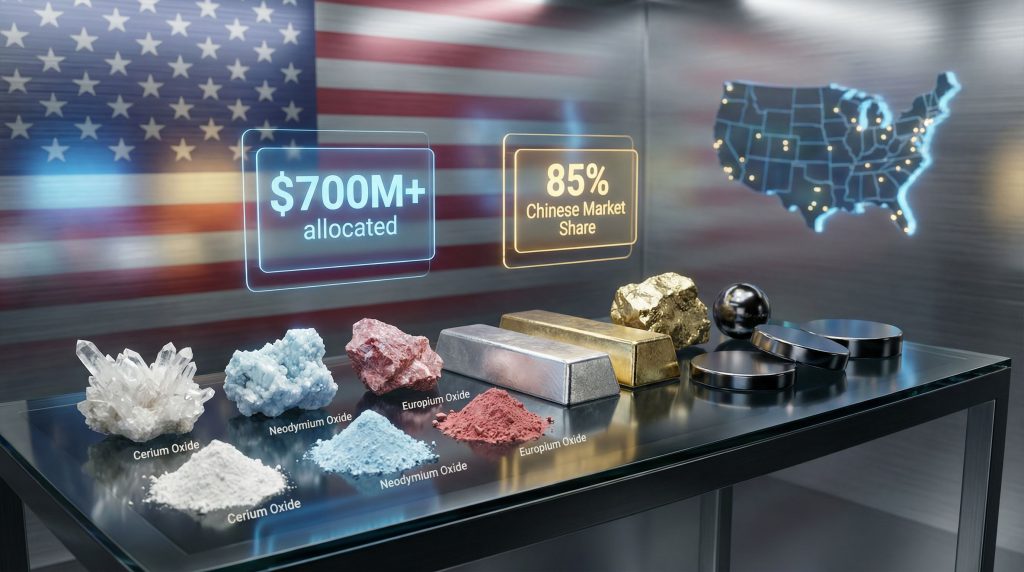 Trump's industrial policy visualized: rare earth elements.