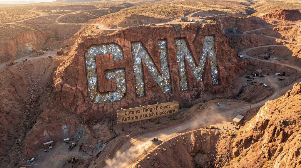 Great Northern Minerals Ltd-GNM-GNM mining site with project sign.