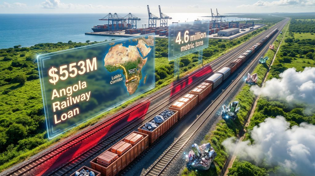 $553m loan supports Angola railway revamp.