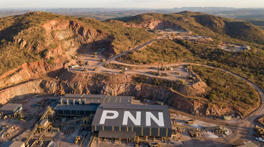 Power Minerals Ltd-PNN-Mining facility nestled in mountainous terrain.