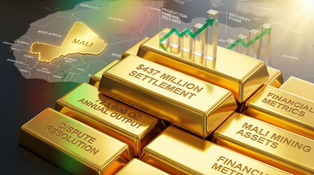 Barrick regains Mali mine; gold settlement.