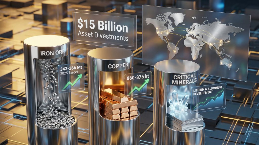 Rio Tinto new strategy: resource diversification.