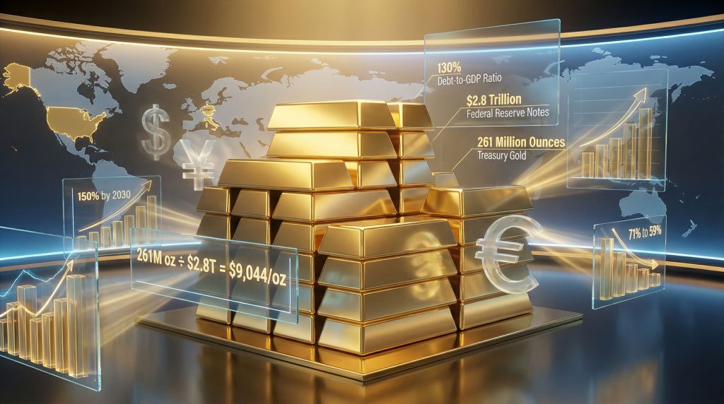 Gold bars symbolize $10,000 global reset.
