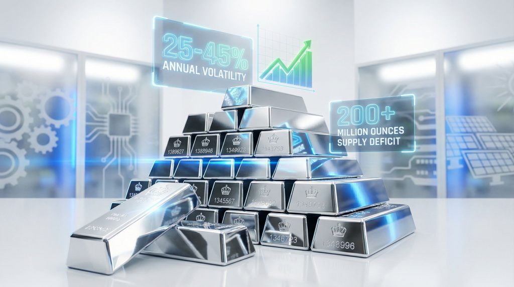 Silver as the restless metal: volatility illustrated.