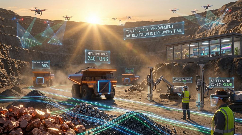 AI revolution reshaping global mining operations.