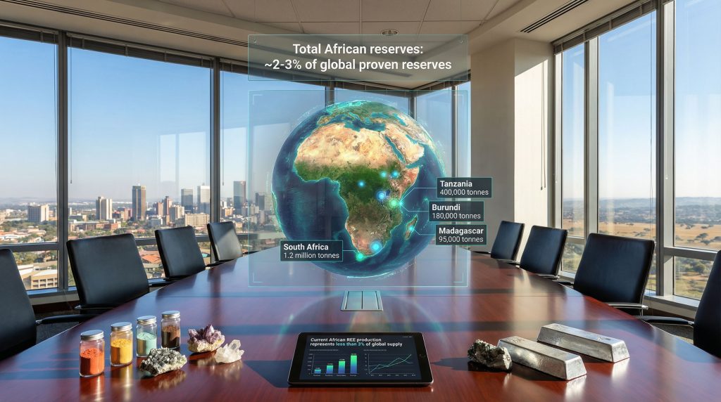 Africa's rare earth reserves overview.