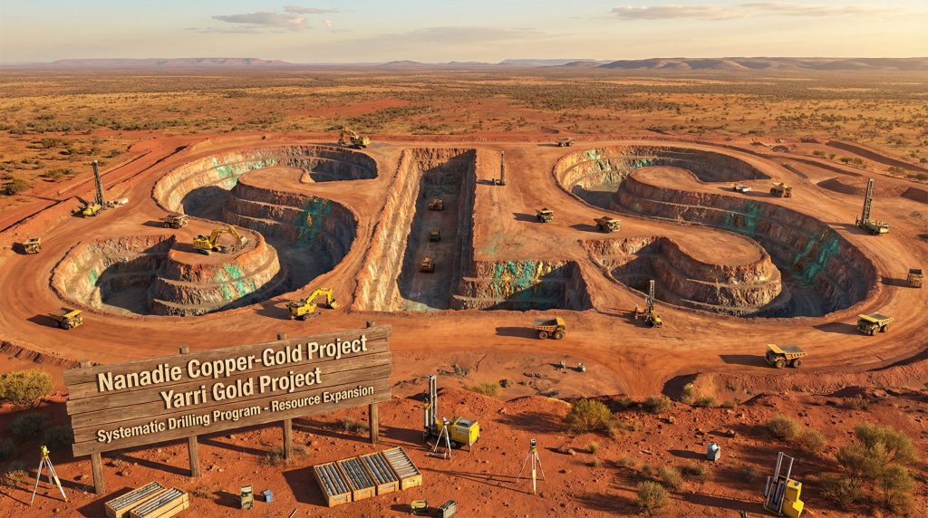Solstice Minerals Ltd-SLS-Nanadie Copper-Gold Project open-pit mining.