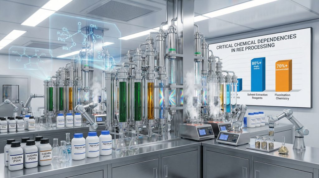 Laboratory illustrating chemical choke points.