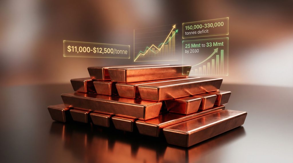 Copper price forecast 2026 with charts.