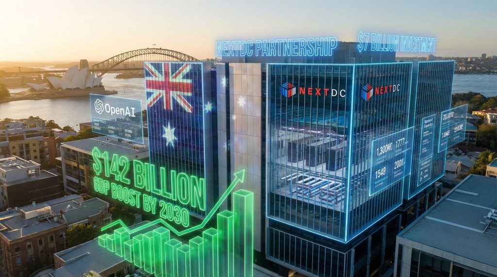 OpenAI investment in Australia with NEXTDC.