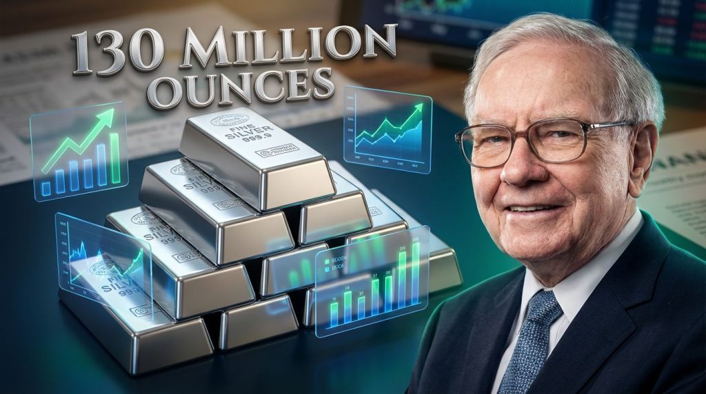 Buffett silver accumulation strategy visualized with bars.