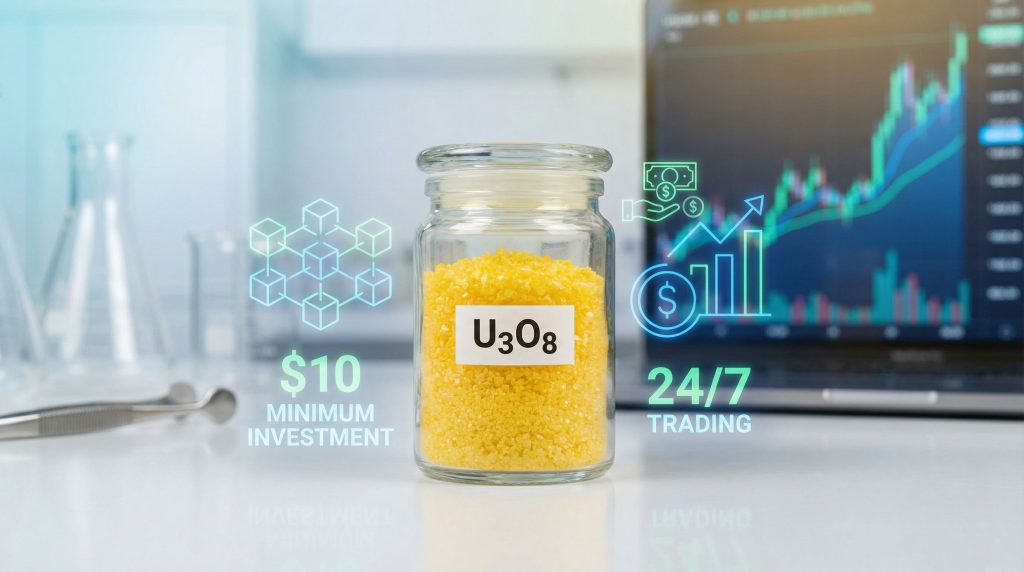 Uranium tokenization for investment and trading.