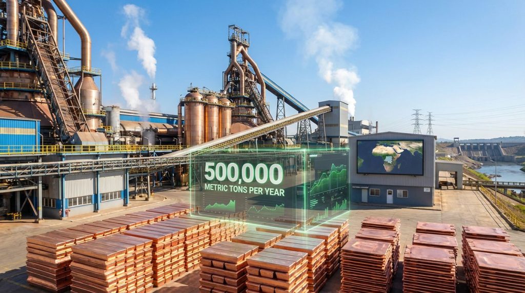Ivanhoe commissions greenest copper smelter in Africa.