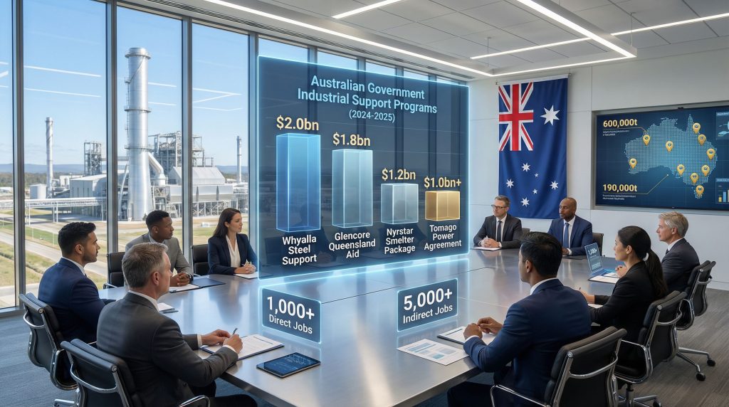 Australia supports Tomago aluminium plant initiative.