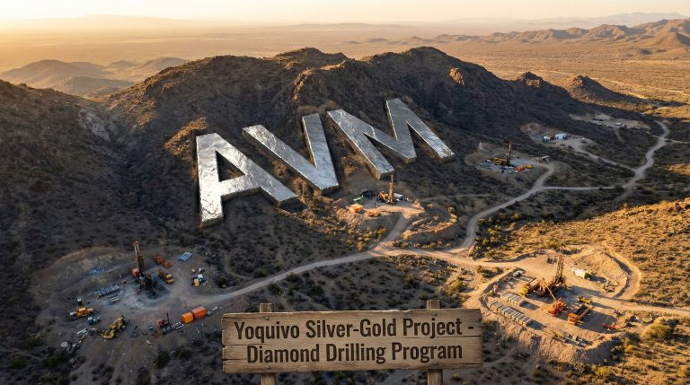 Advance Metals Ltd-AVM-Yoquivo Silver-Gold Project drilling site overview.