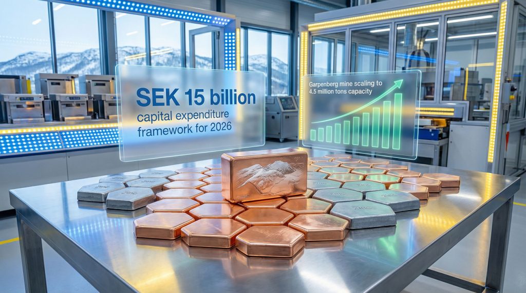 Boliden announces SEK 15 billion investment.