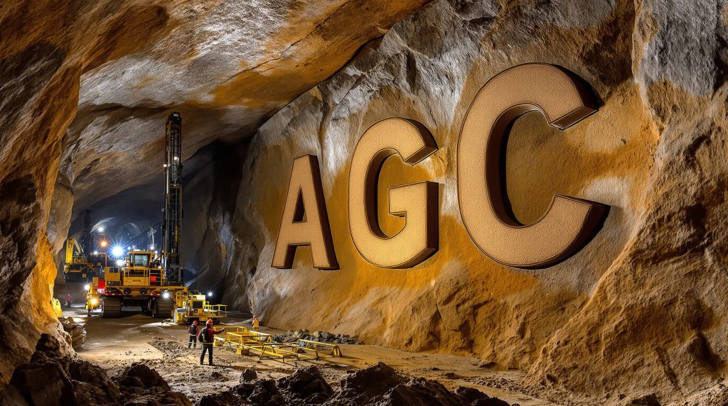 Australian Gold and Copper Ltd-AGC-AGC construction equipment in underground mine.