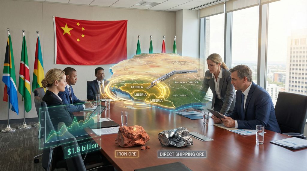 Business meeting on Ivanhoe Atlantic-China ties.