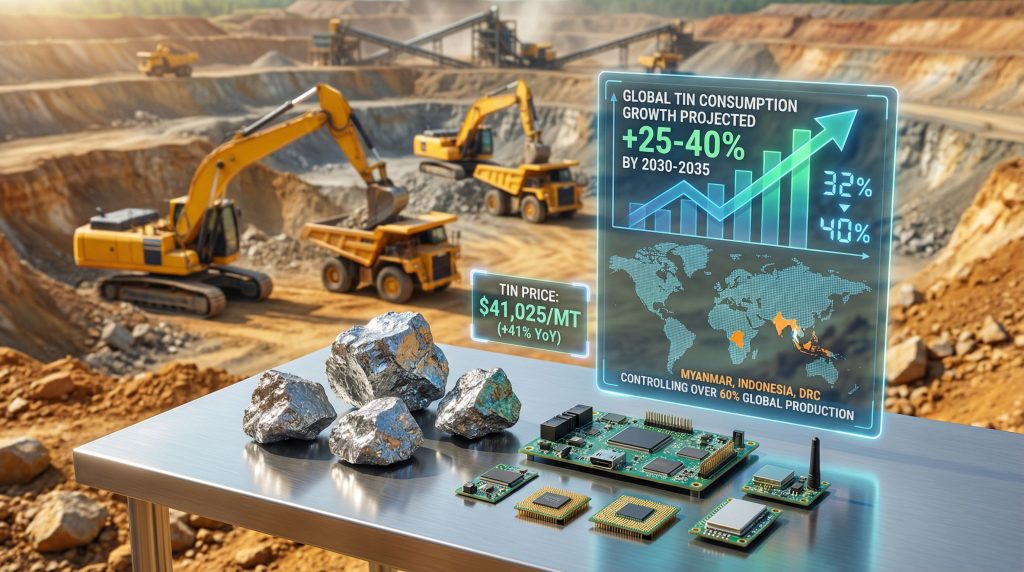 Tin market investment trends and projections.