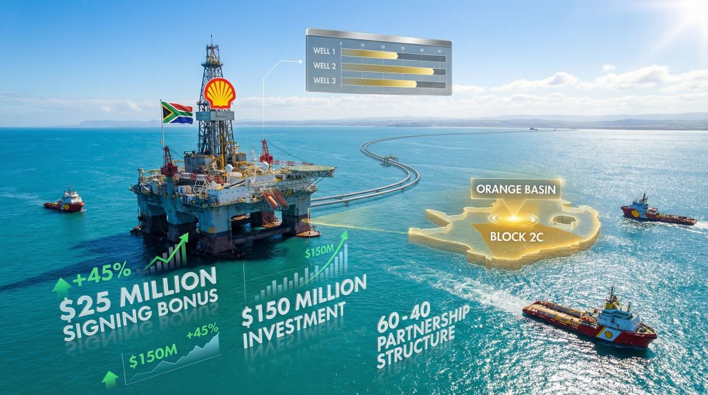 PetroSA approves Shell as offshore partner.