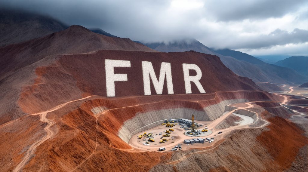 FMR Resources Ltd-FMR-FMR letters on a mountainous landscape.