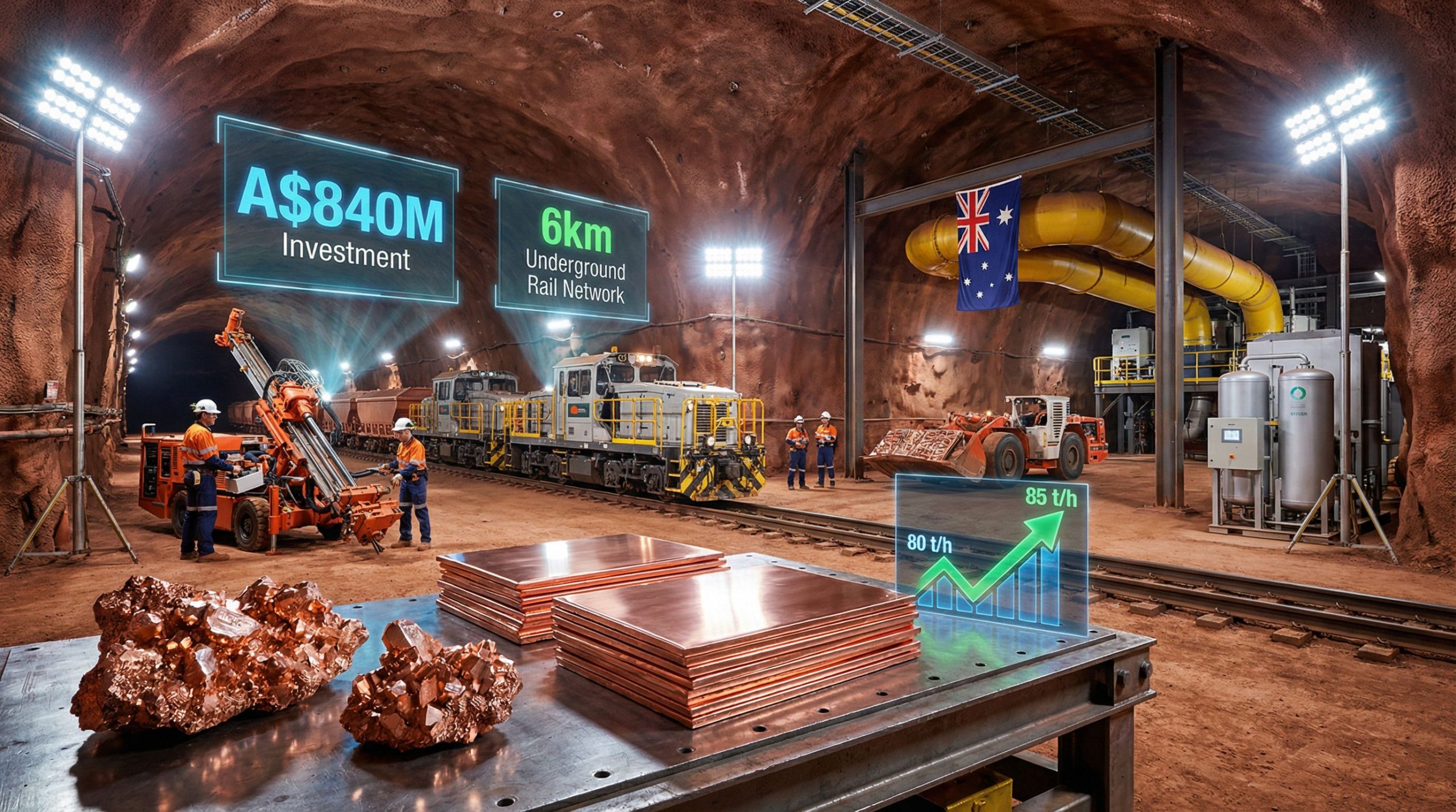 BHP Olympic Dam expansion showcased underground.