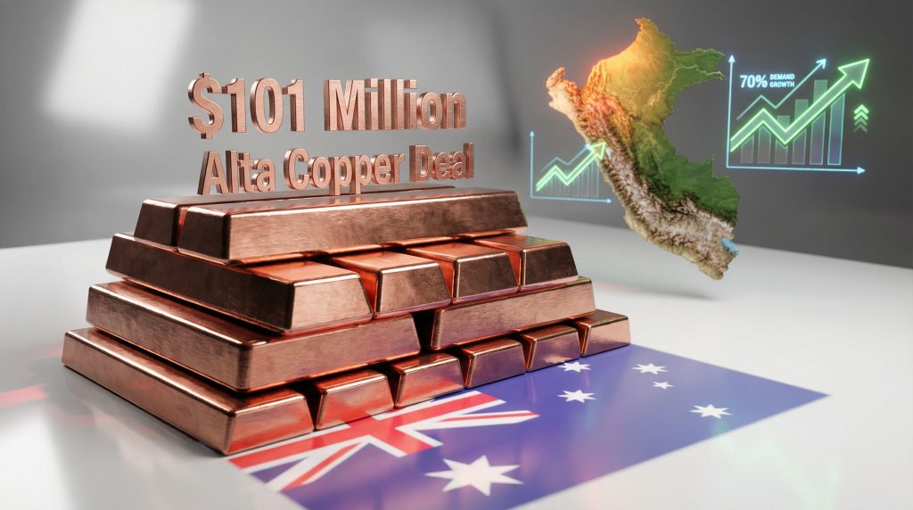Fortescue Alta Copper acquisition highlights $101M deal.