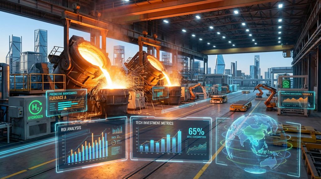 Steel industry innovation with data analytics.