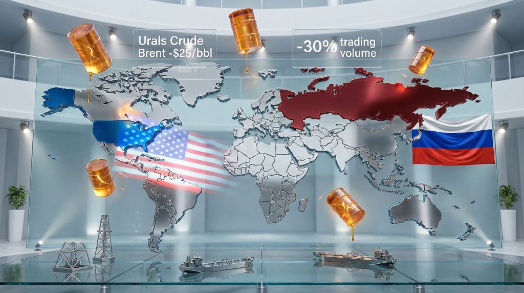 World map highlighting US sanctions impact.