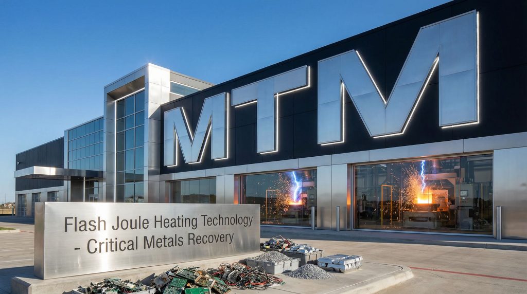 Metallium Ltd-MTM-Critical metals recovery facility exterior view.