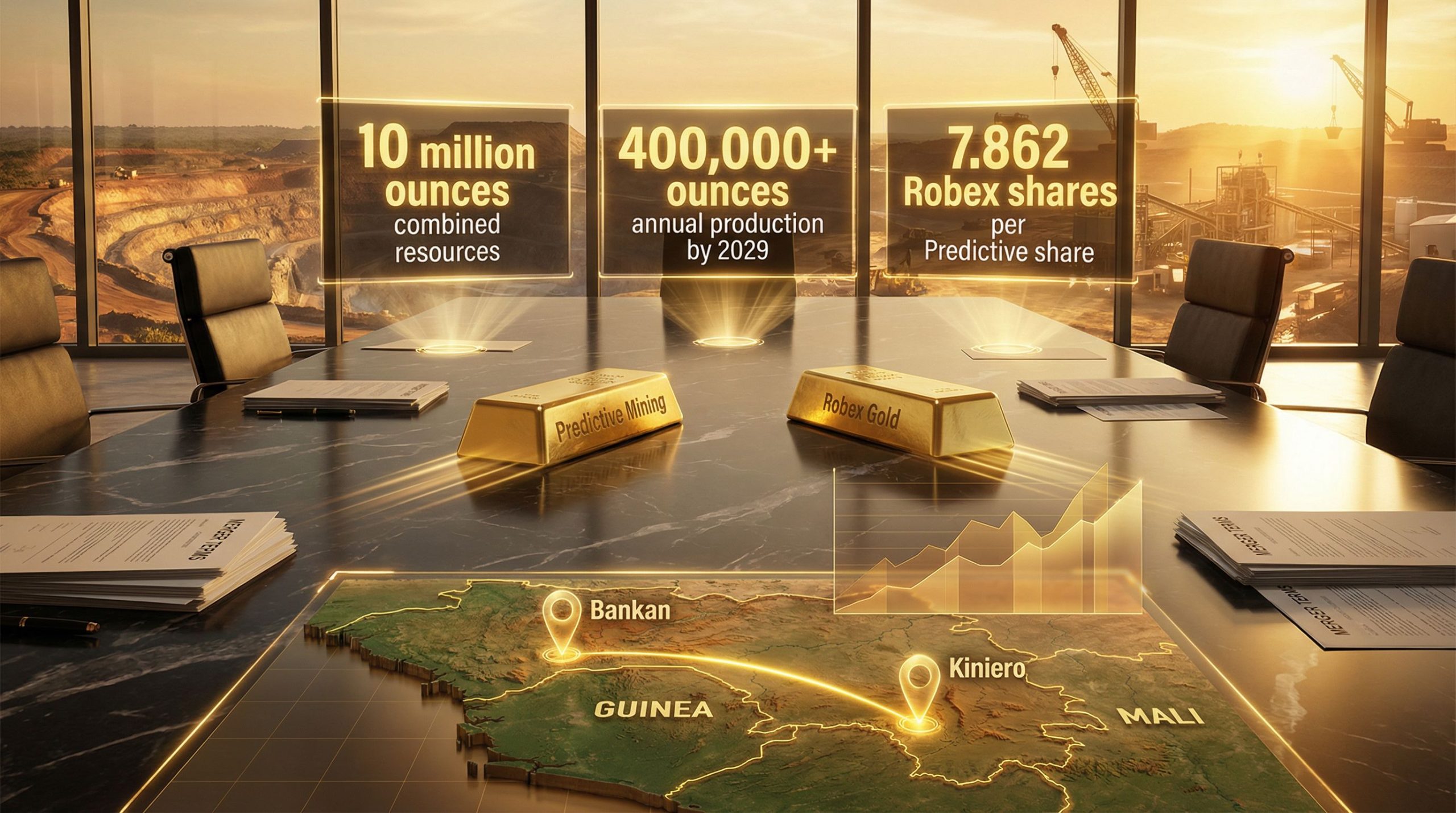 Predictive Robex Gold Merger: West Africa Assets Deal