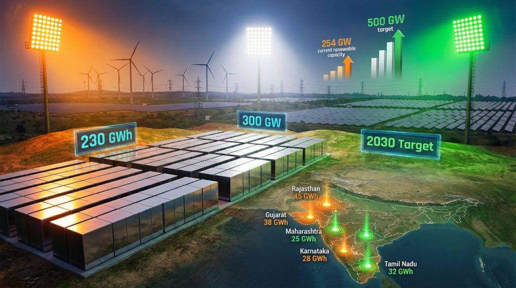 India energy storage demand 2030 visual forecast.